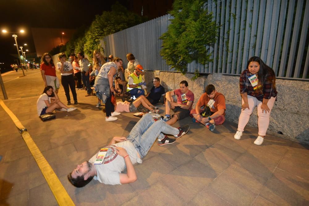 Simulacro en Pontevedra de un accidente de tren