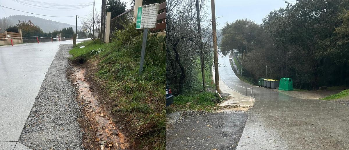 O PP de Santiago denuncia o resultado das obras en Vilamaior (Sabugueira)