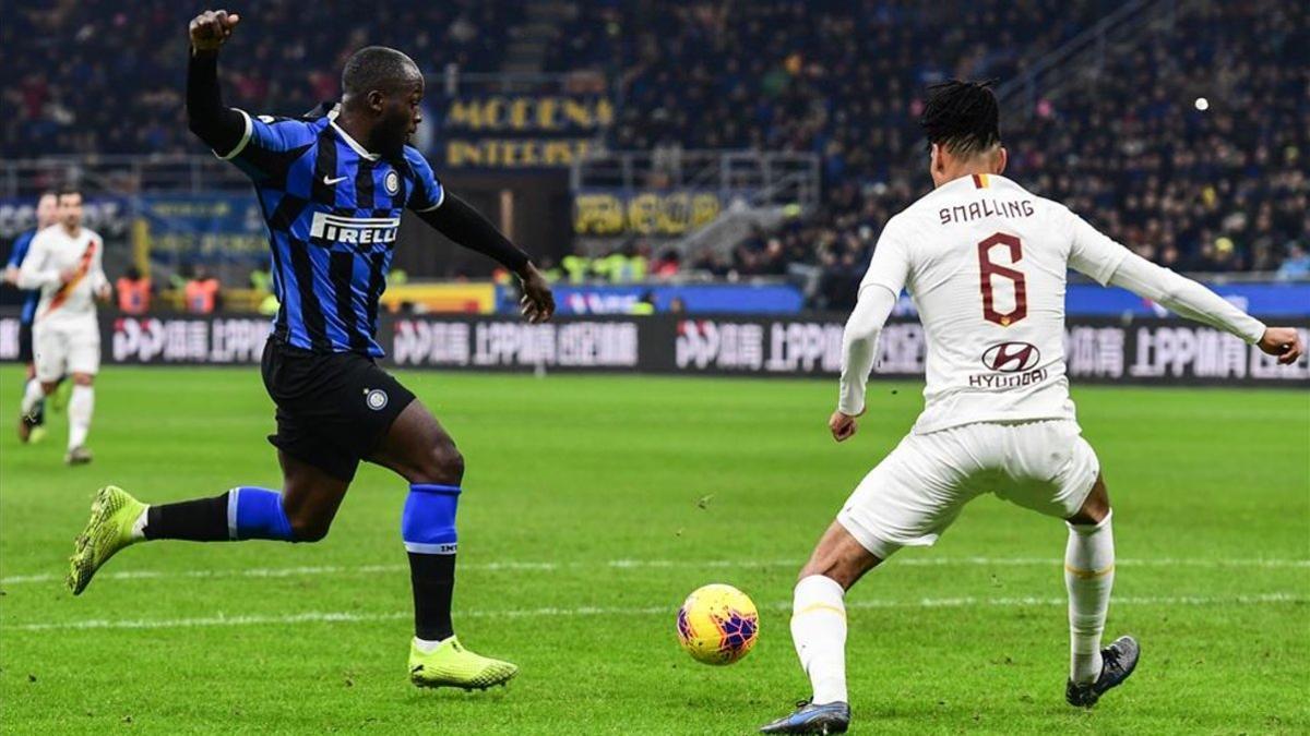 Lukaku, en el último partido jugado por el Inter en San Siro