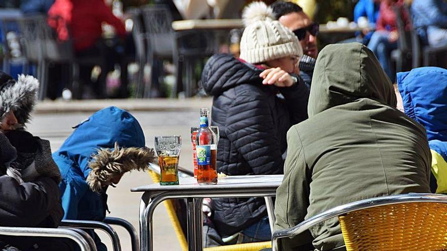 Terrassa de bar al centre de Puigcerdà