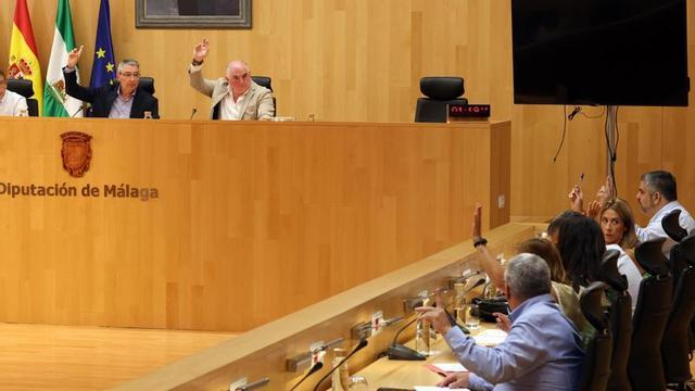 Pleno de la Diptuación de Málaga