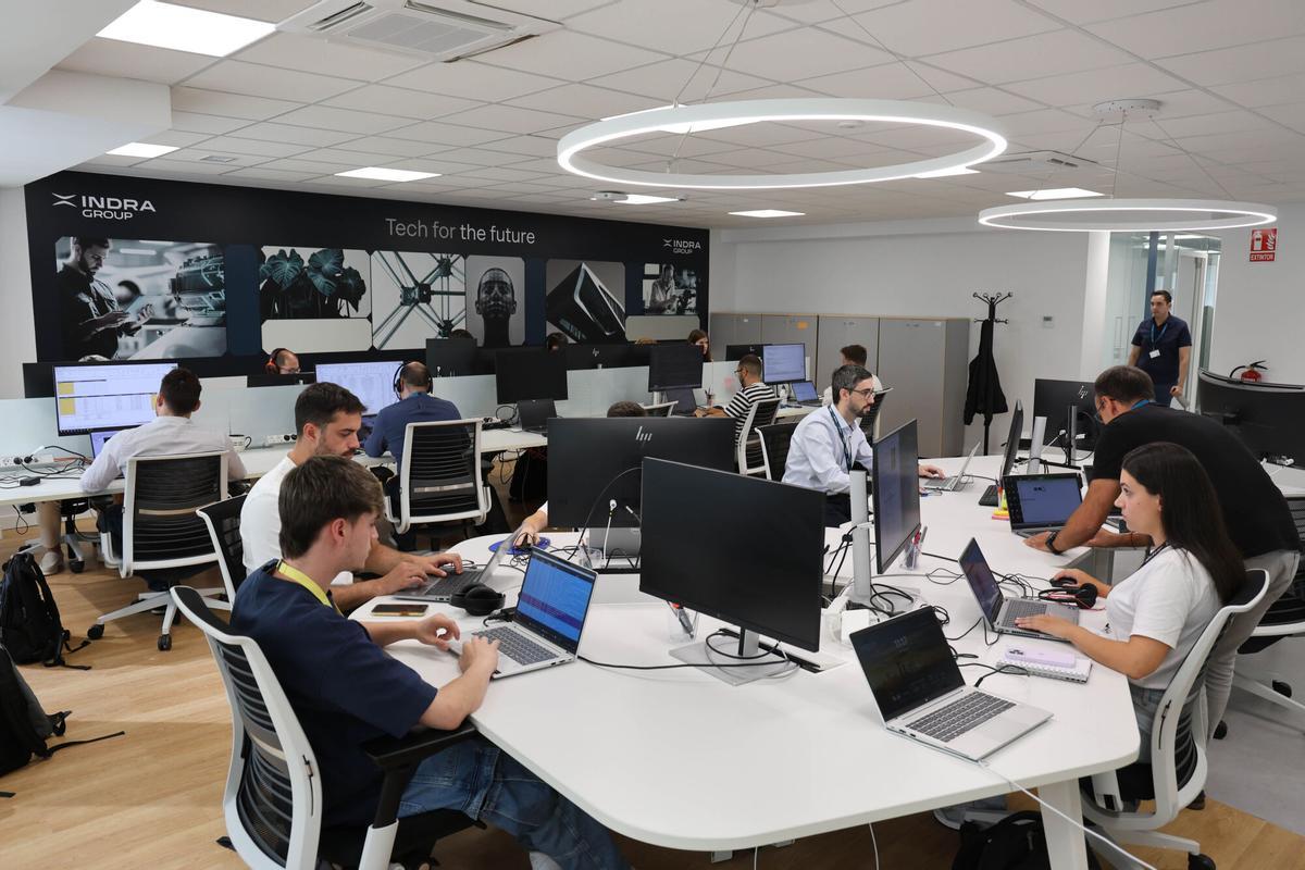 Instalaciones de la compañía Indra Group en el Centro Especializado en Defensa.