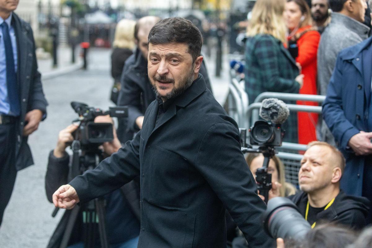 El presidente de Ucrania, Volodimir Zelenski