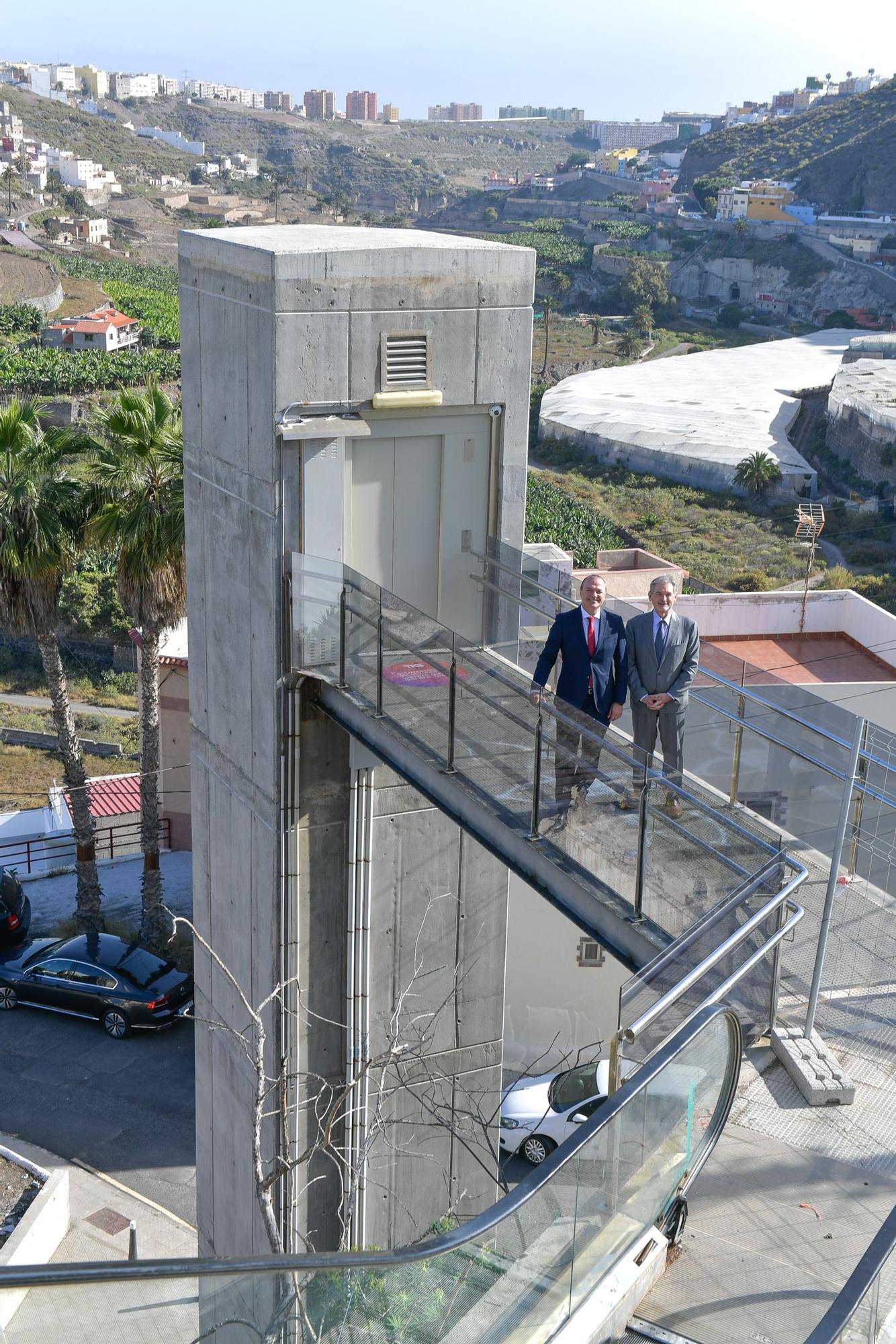 El ascensor de Lomo Verdejo vuelve a funcionar