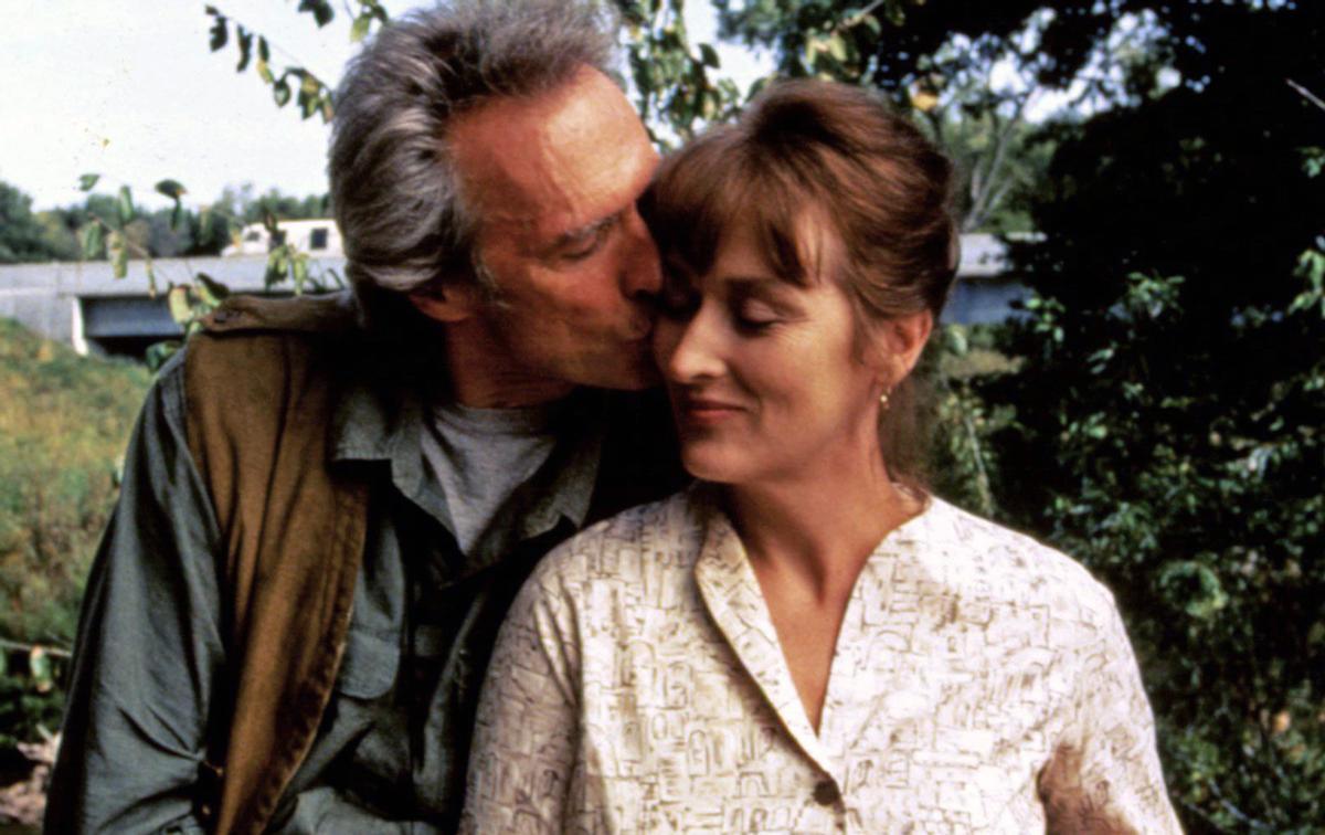 Clint Eastwood y Meryl Streep em ‘Los  puentes de Madison’