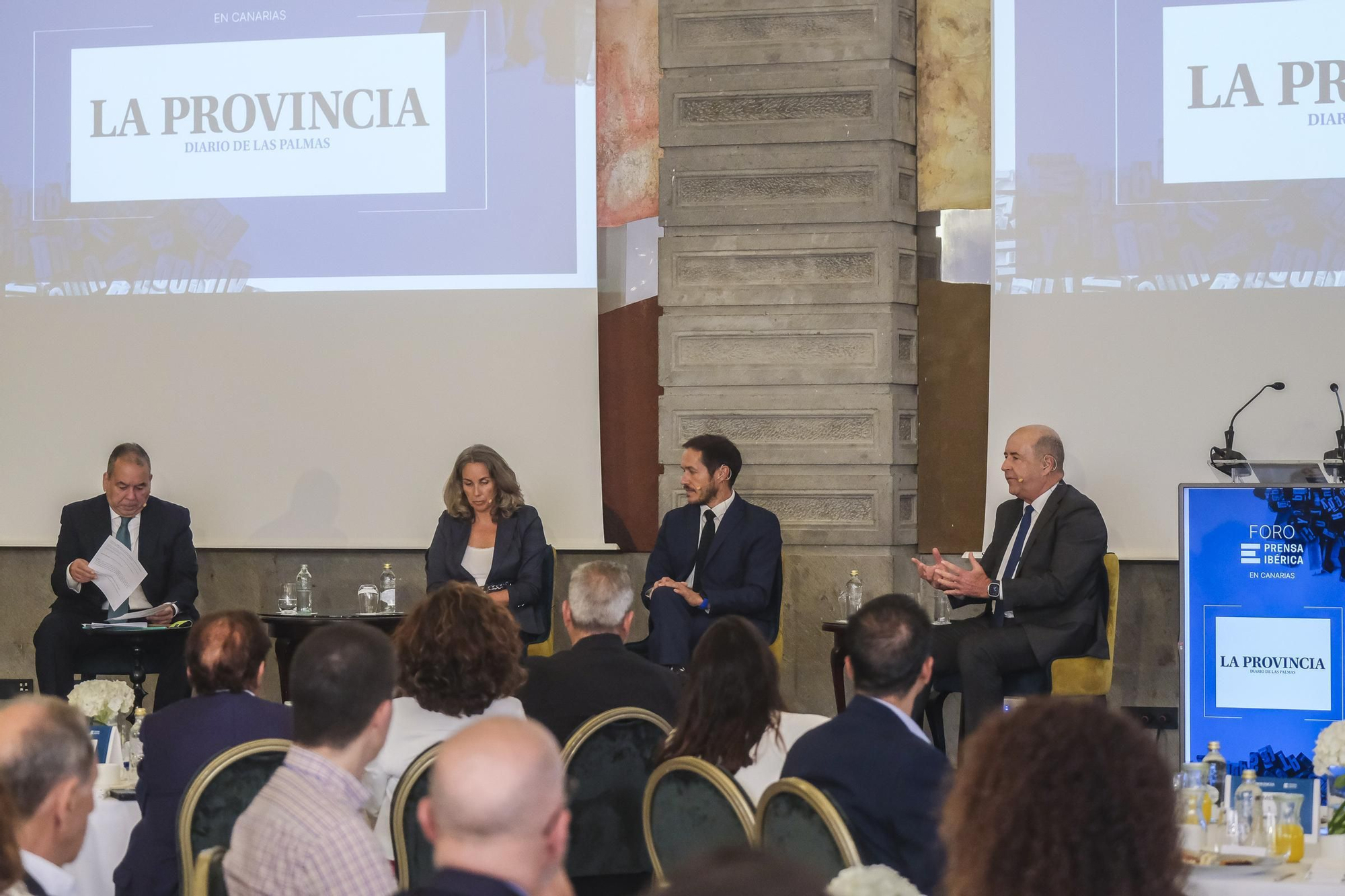 Foro Cambio Climático, con la presencia del consejero de Transición Ecológica del Gobierno de Canarias, Mariano Hernández Zapata. 