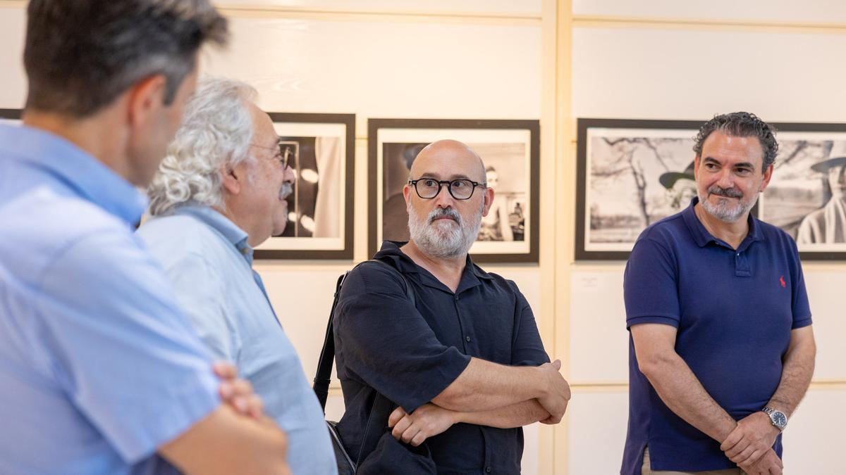 Javier Cámara, en la inauguración de su exposición de fotos en l'Alfàs del Pi
