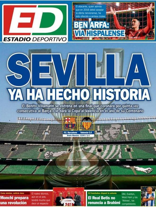 Las portadas de la prensa deportiva el 25 de mayo de 2019