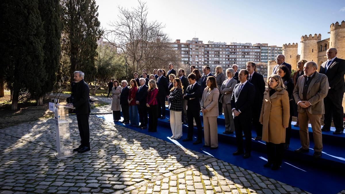 En imágenes | Acto de presentación de las listas del PP por Zaragoza para las elecciones del 8F