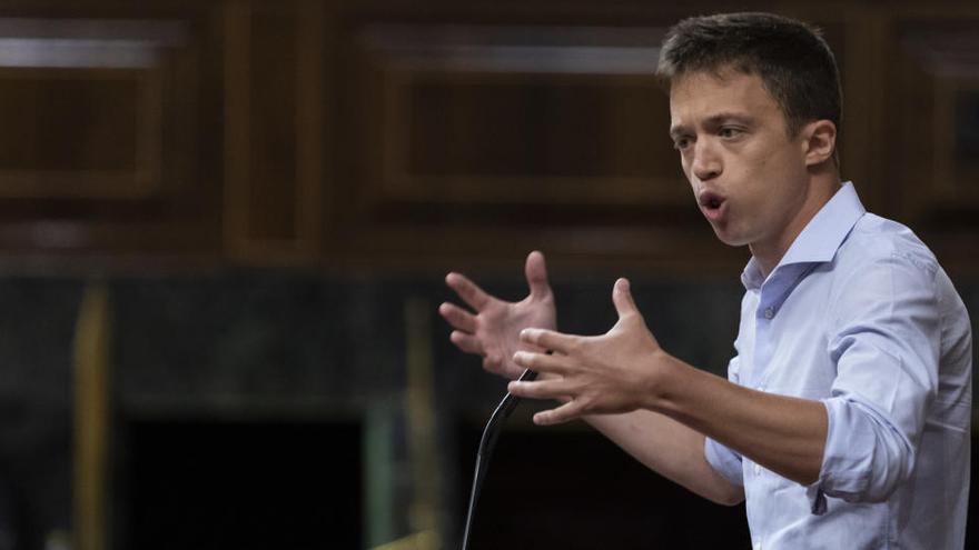 El líder de «Mas País», Íñigo Errejón