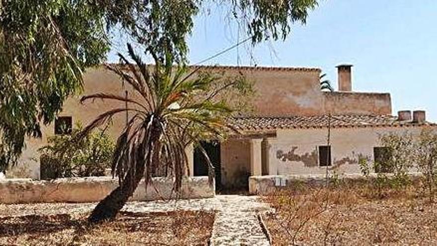 Fachada de la casa de sa Senieta, adquirida por el Consell de Formentera.