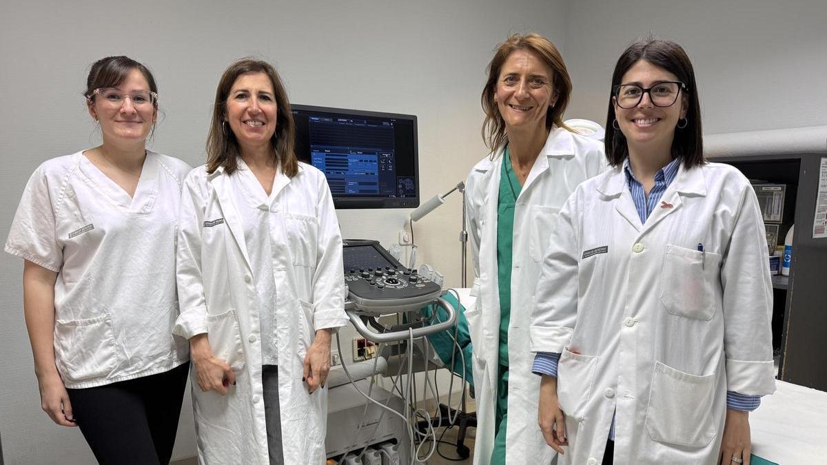 Integrantes de la Sección del Mama del Servicio de Radiología del Hospital de la Ribera que ha impulsado la nueva técnica.