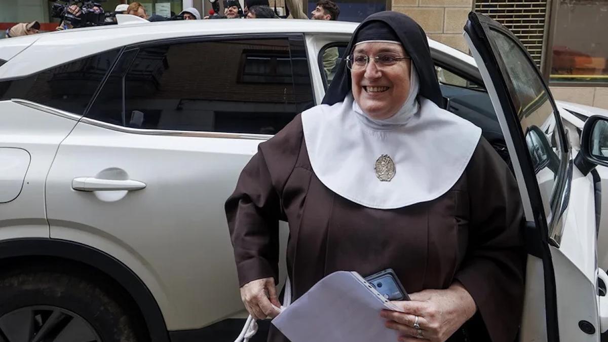 La exabadesa del Monasterio de Belorado, Laura García de Viedma, en una imagen de archivo.