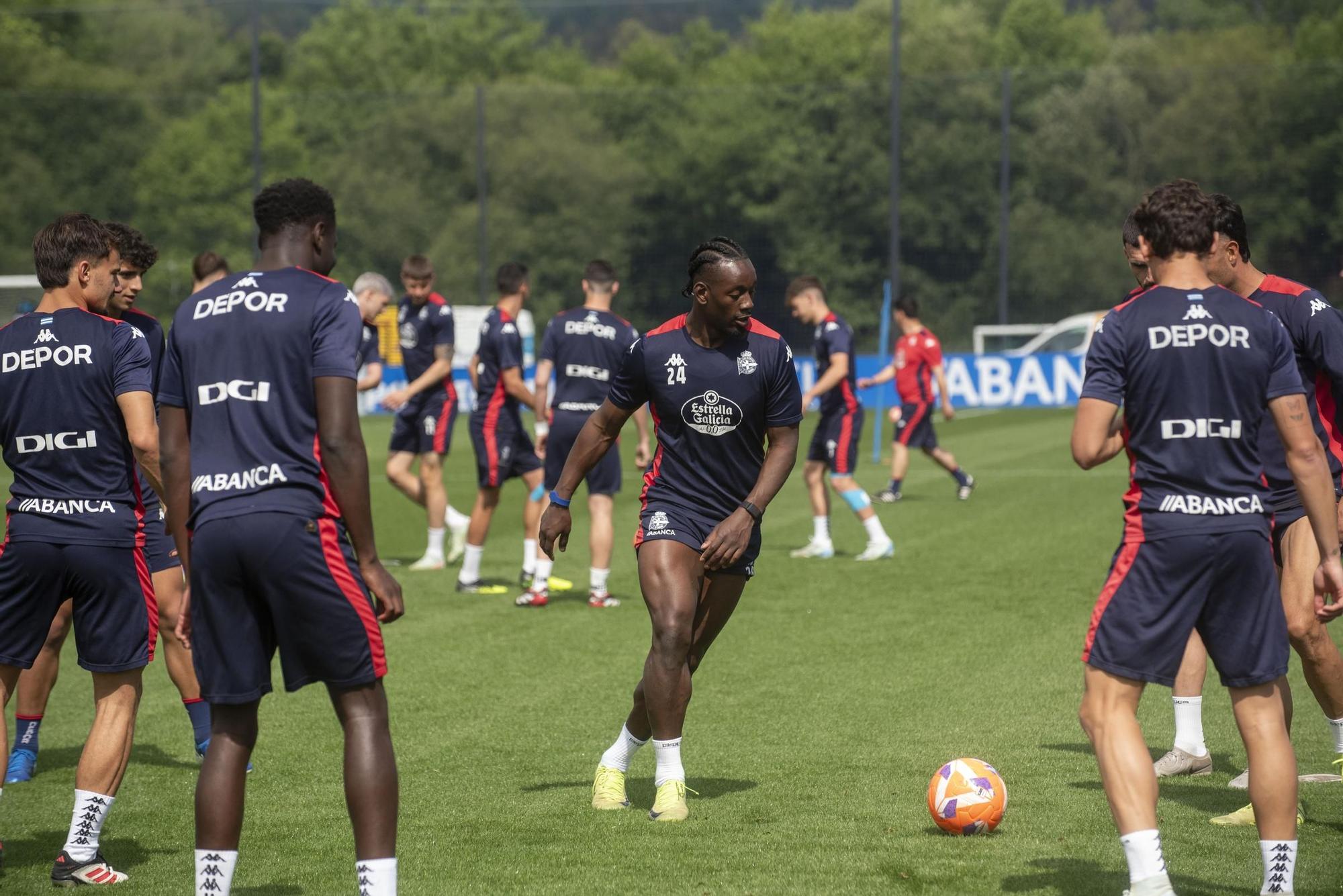 El Dépor empieza a preparar sin Eddahchouri su visita a Zaragoza