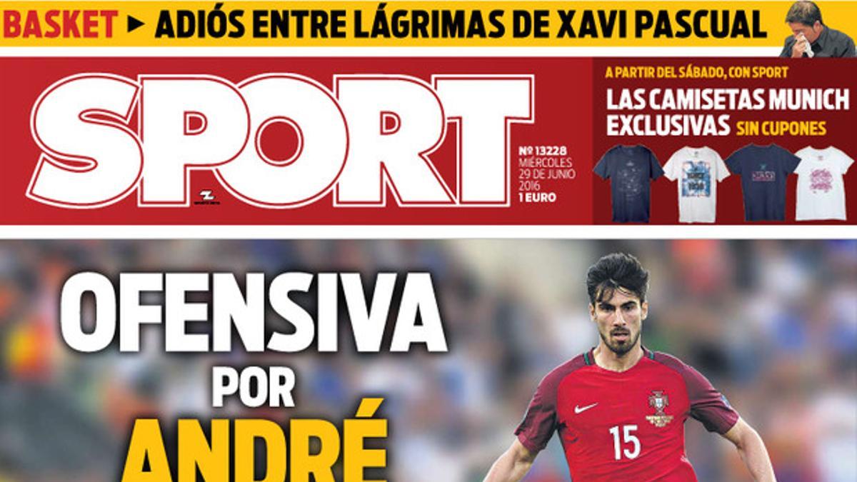 La portada de SPORT de hoy