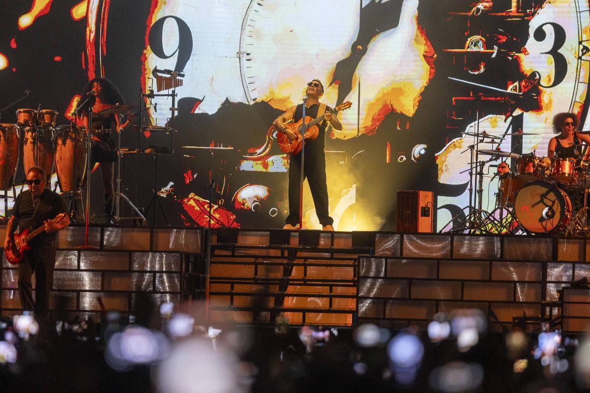 El concierto de Alejandro Sanz en Palma, en imágenes