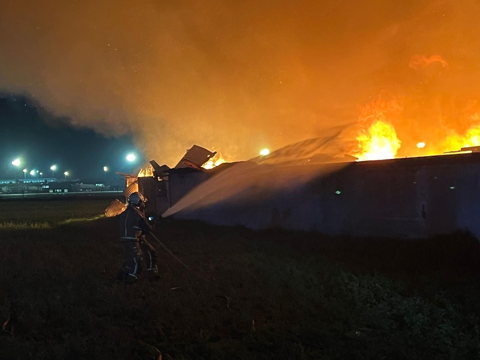 Brand nahe des "Drogendorfs" Son Banya in Palma de Mallorca