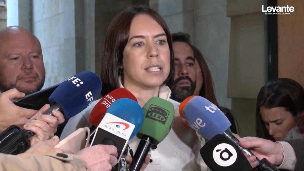 "El segundo pacto de la vergüenza" así califica Diana Morant el acuerdo entre Mazón y Vox para los presupuestos