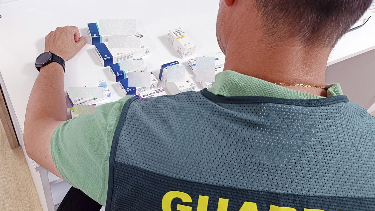 Fármacos incautados por la Guardia Civil en el marco de la operación 'Prazo'