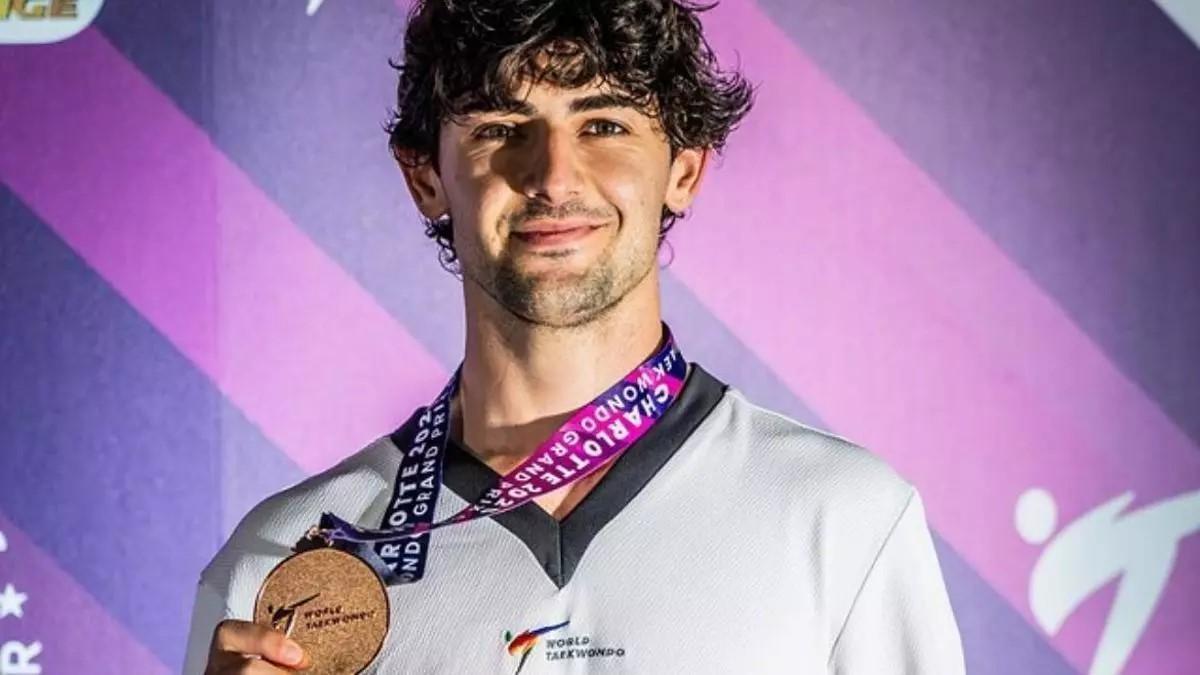 Joan Jorquera amb el podi en el Grand Prix dels Estats Units de 2025.