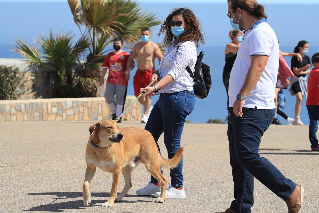 Así estaban hoy Cabo de Palos y La Manga