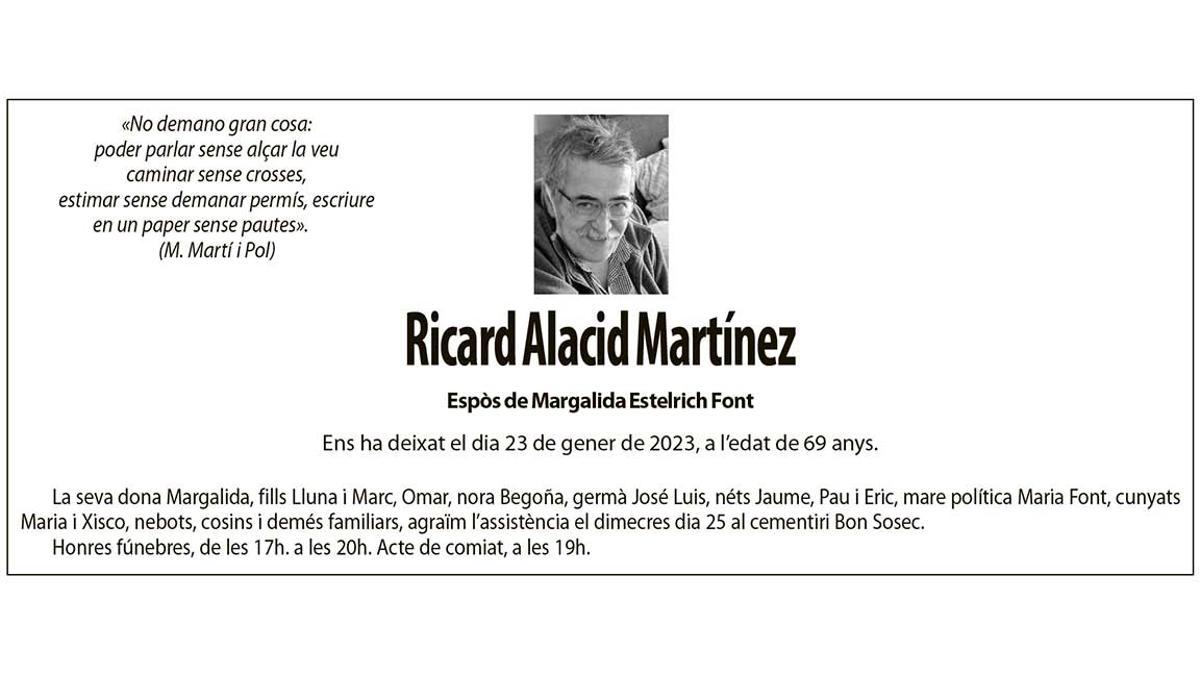 Ricard Alacid Martínez