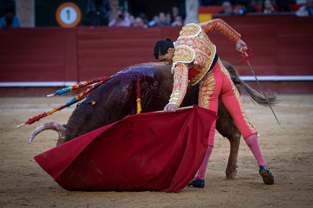 Un extraordinario natural por profundidad y mando del diestro murciano en la plaza de toros de València.