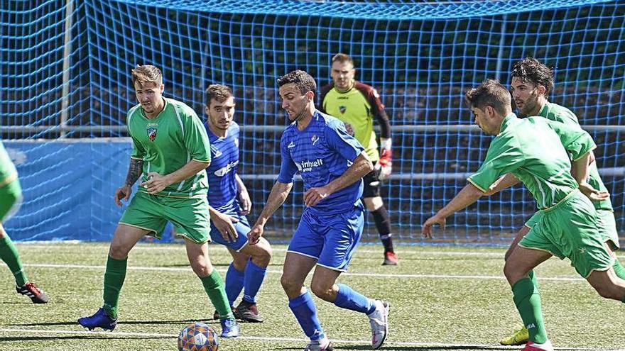 El derbi Bescanó-Lloret va acabar amb empat sense gols.