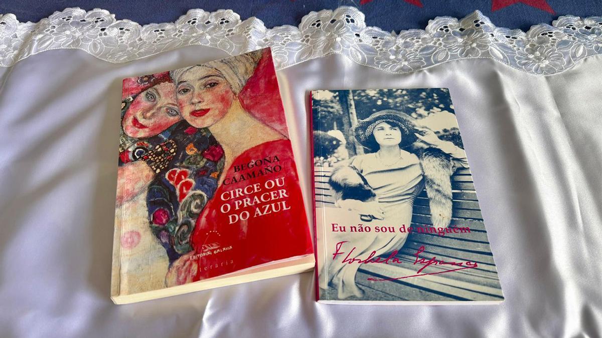 Os libros «Circe ou o pracer do azul» de Begoña Caamaño e «Eu não sou de ninguém» de Florbela Espanca