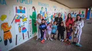 La música colorea los muros del colegio de Los Colorines