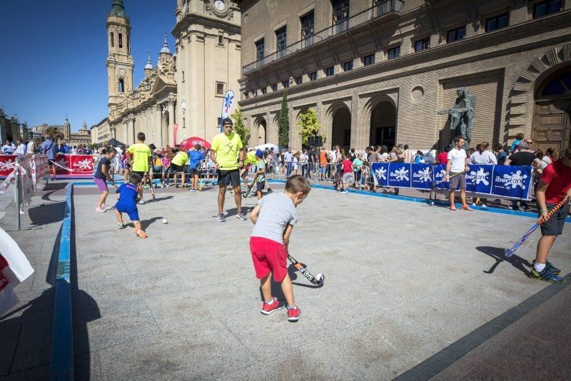 Día del Deporte en la Calle en la Plaza del Pilar de Zaragoza