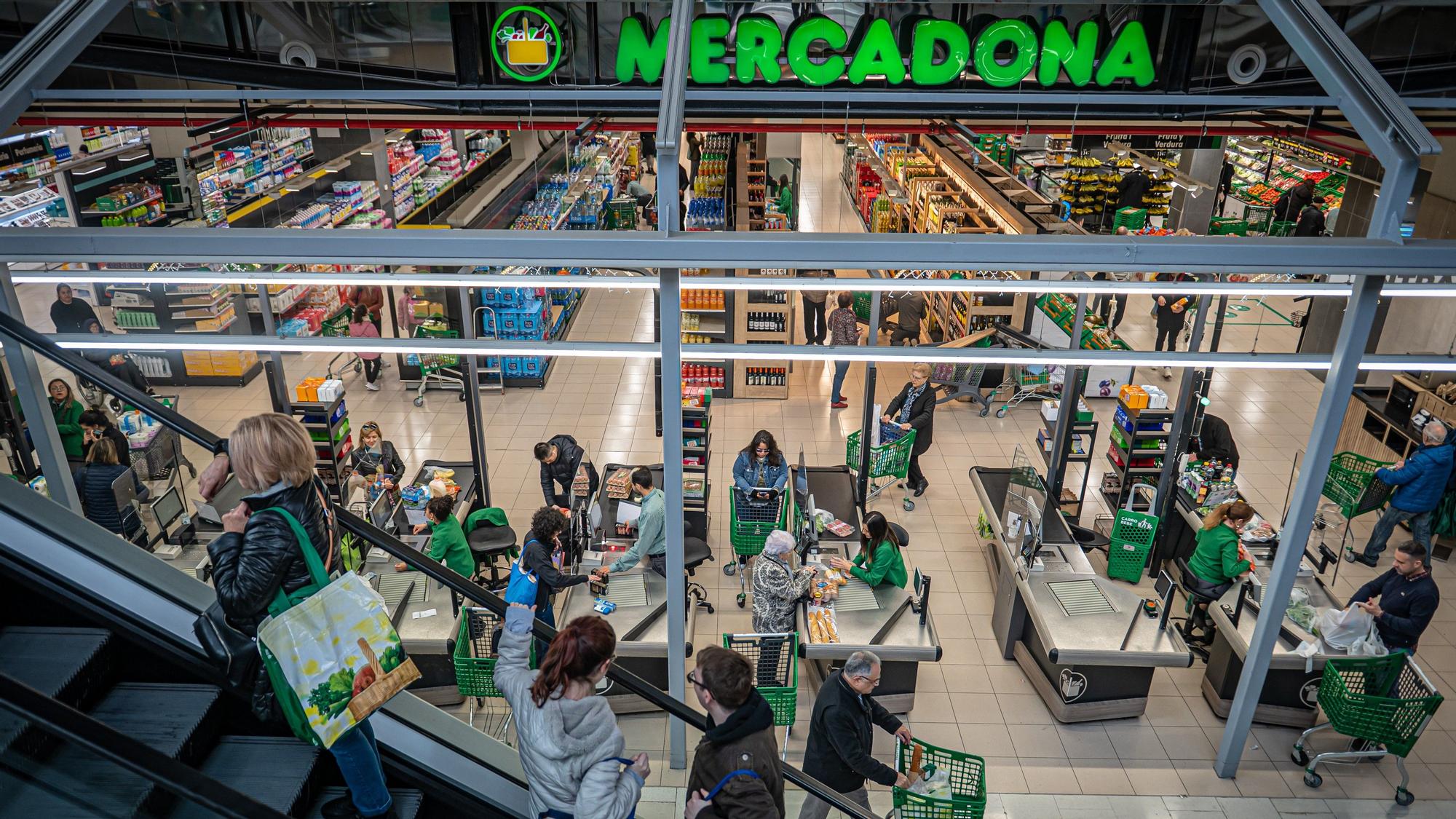 Un supermercado Mercadona en Barcelona