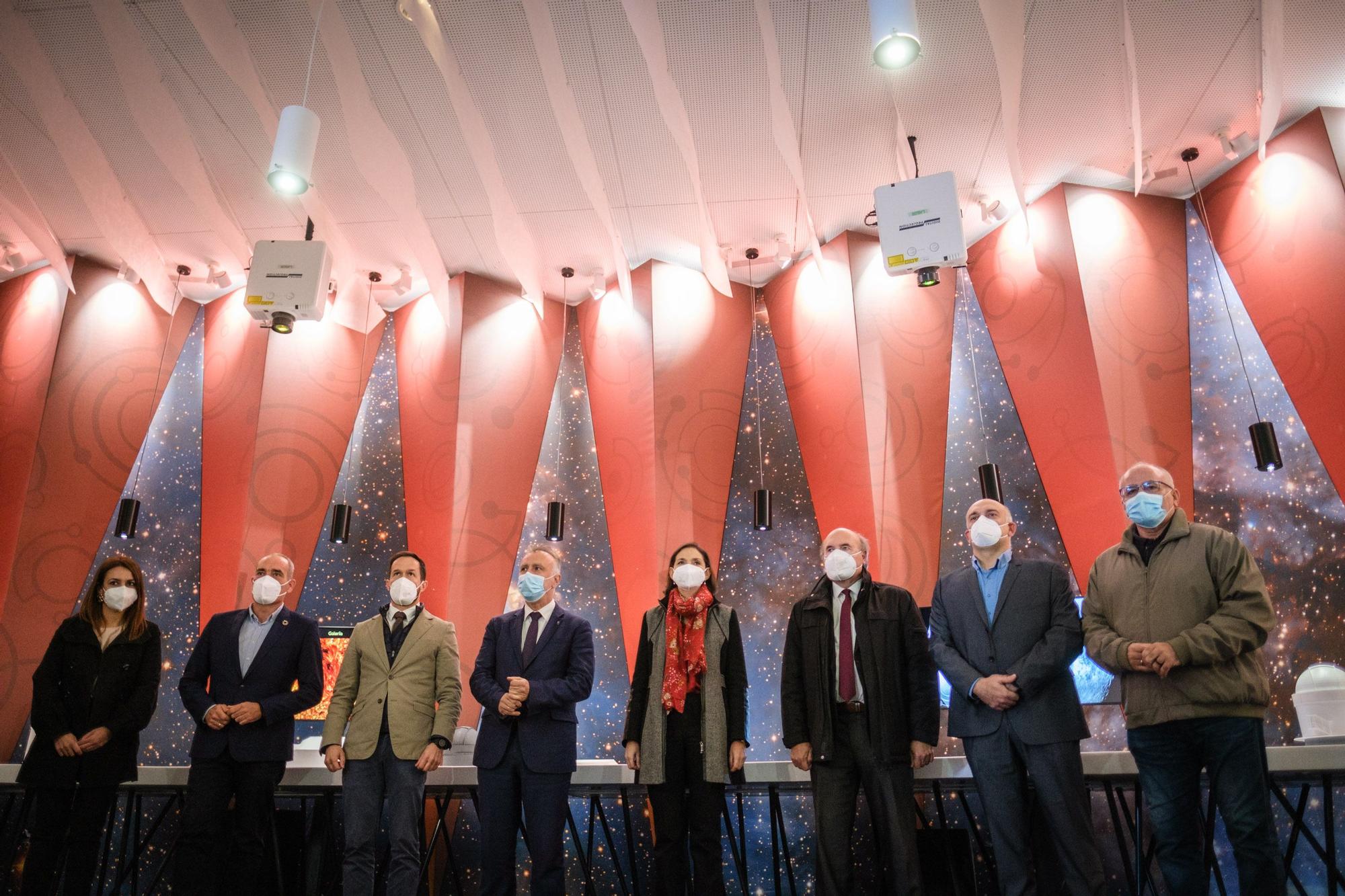 Inauguración del centro de interpretación en el Roque de los Muchachos, en La Palma (19/12/2021)