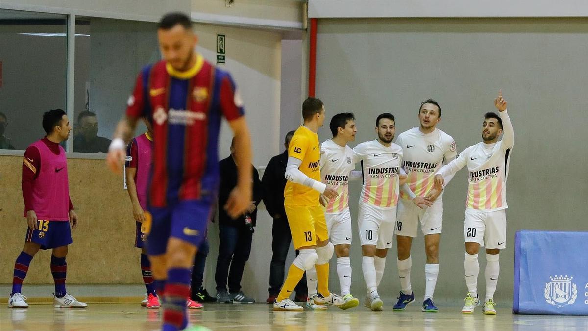 Industrias eliminó al Barça en la Copa del Rey