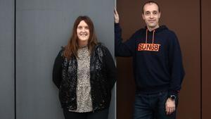 Gemma Civit y Enric Pujol, padres de familia de acogida.