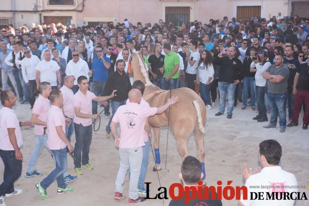 Día uno de mayo, entrada de caballos al Hoyo