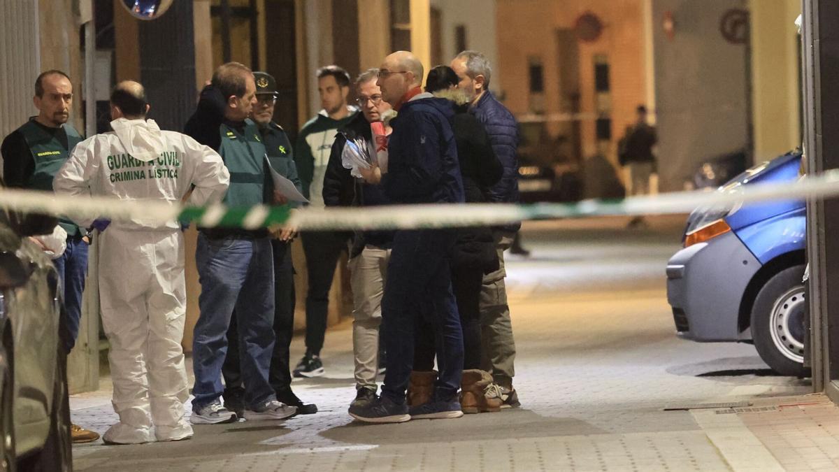 Imagen de archivo del día del doble asesinato machista producido en Xilxes.
