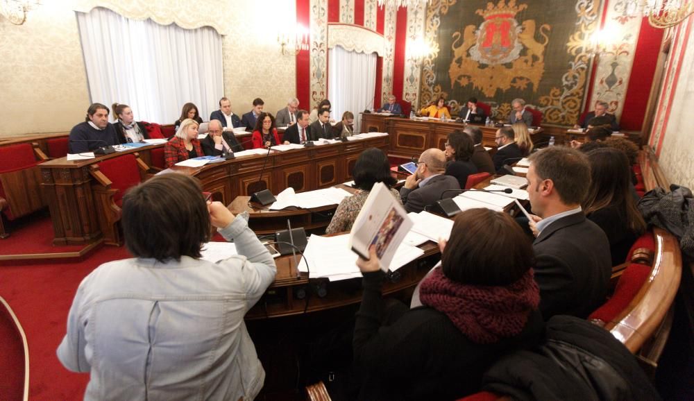 Pleno en el Ayuntamiento de Alicante