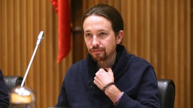 Pablo Iglesias en el Congreso de los Diputados.