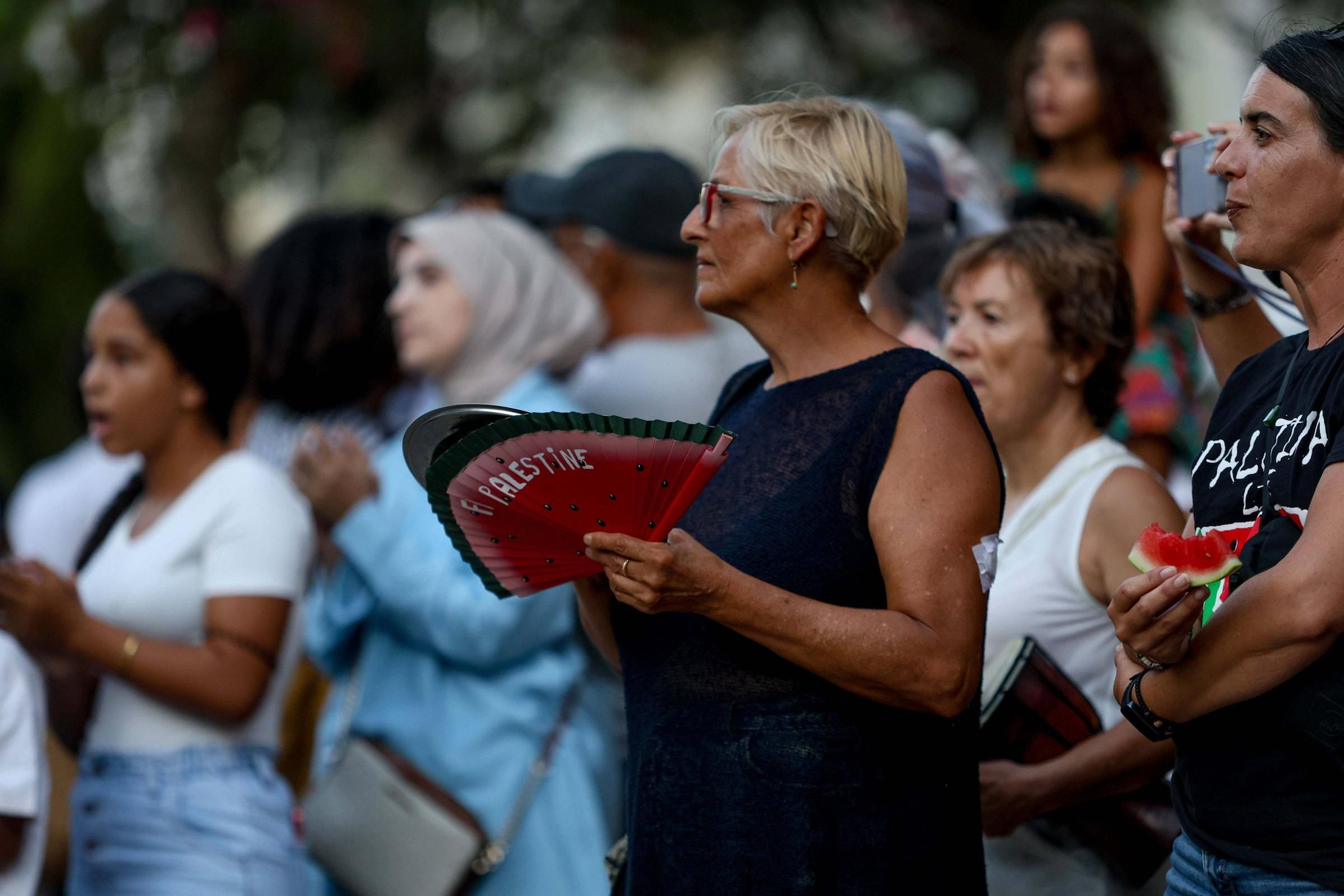 Galería: 250 personas claman en Ibiza contra el genocidio en Gaza