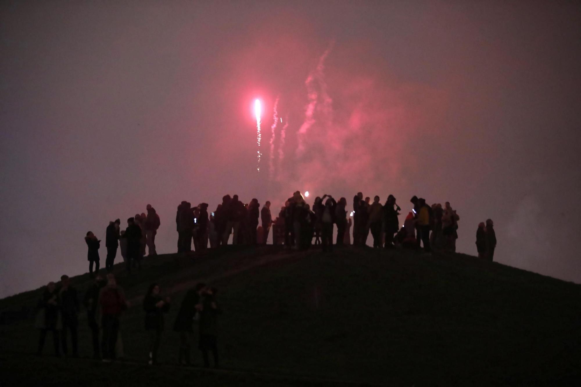 Fuegos artificiales en el mundo para recibir 2021