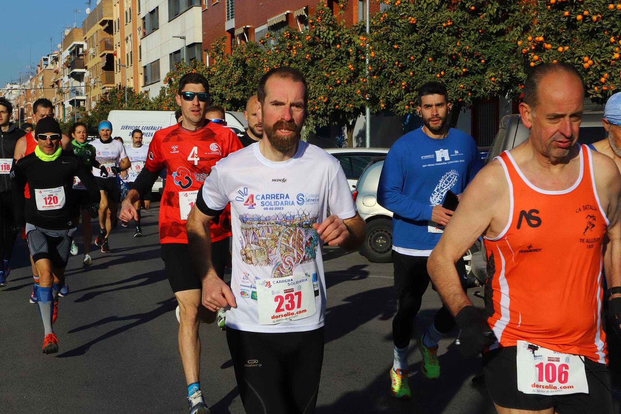 Carrera solidaria a favor del banco de alimentos de la parroquia de Fátima.