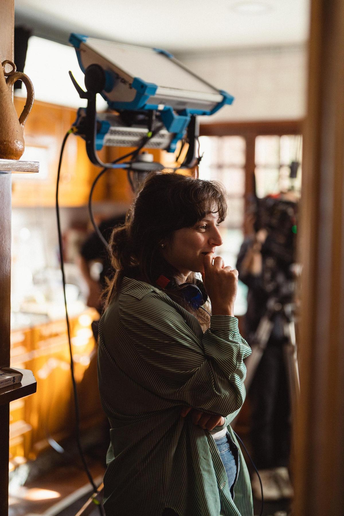 Anxos Fazáns, durante as rodaxes de 'As liñas descontinuas'.