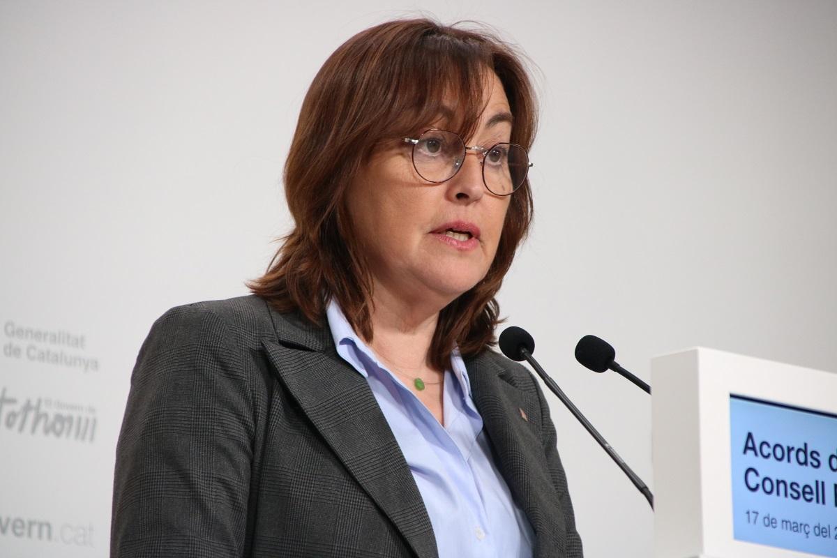 La portavoz del Govern, Sílvia Paneque, este martes