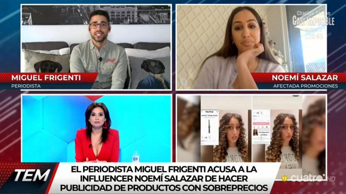 Miguel Frigenti destapa una presumpta estafa de Noemí Salazar i ella respon: «Compte amb difamar-me» Miguel Frigenti destapa una presumpta estafa de Noemí Salazar i ella respon: «Compte amb difamar-me»