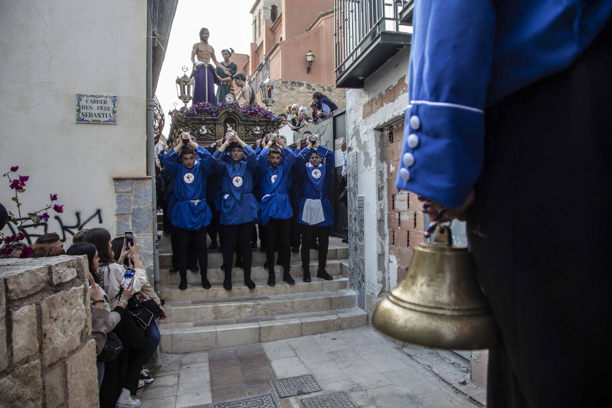 Hermandad Agustina procesiona el Lunes Santo por las calles del casco antiguo