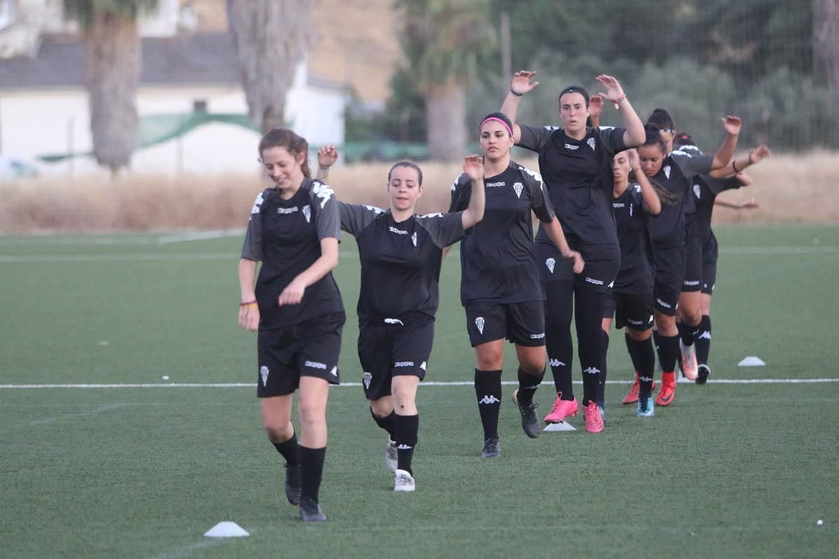 Córdoba CF Femenino, primer entrenamiento