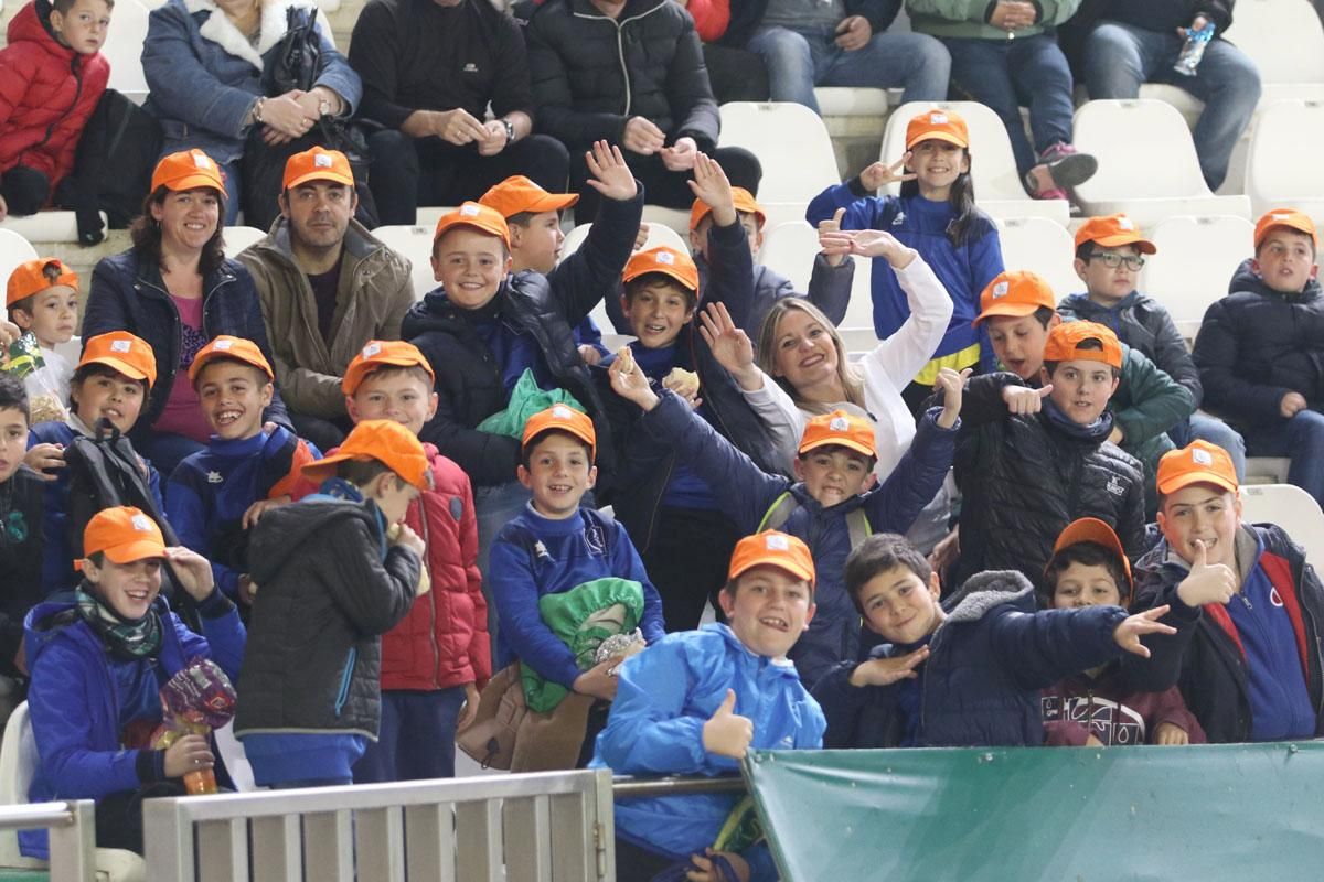 La afición blanquiverde en el Córdoba-Granada