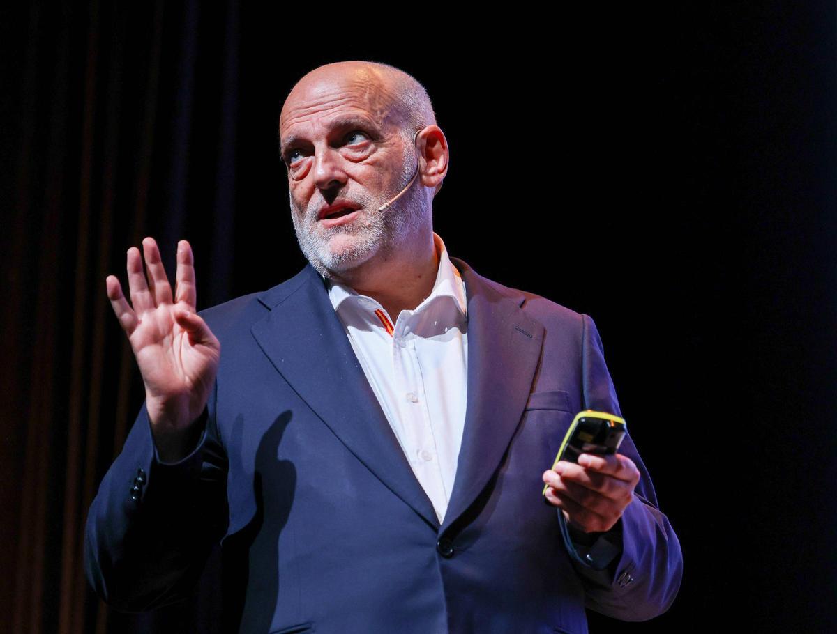 Javier Tebas, en una foto  de archivo, participó en el congreso de gestores deportivos profesionales.