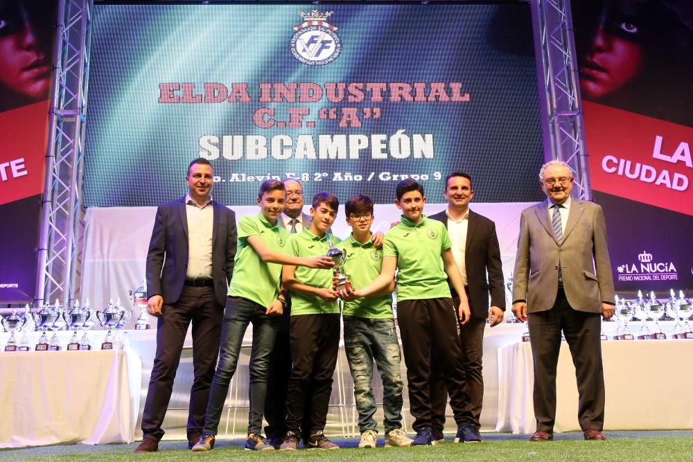 170 equipos premiados en la Gala del Fútbol Base Provincial en La Nucía